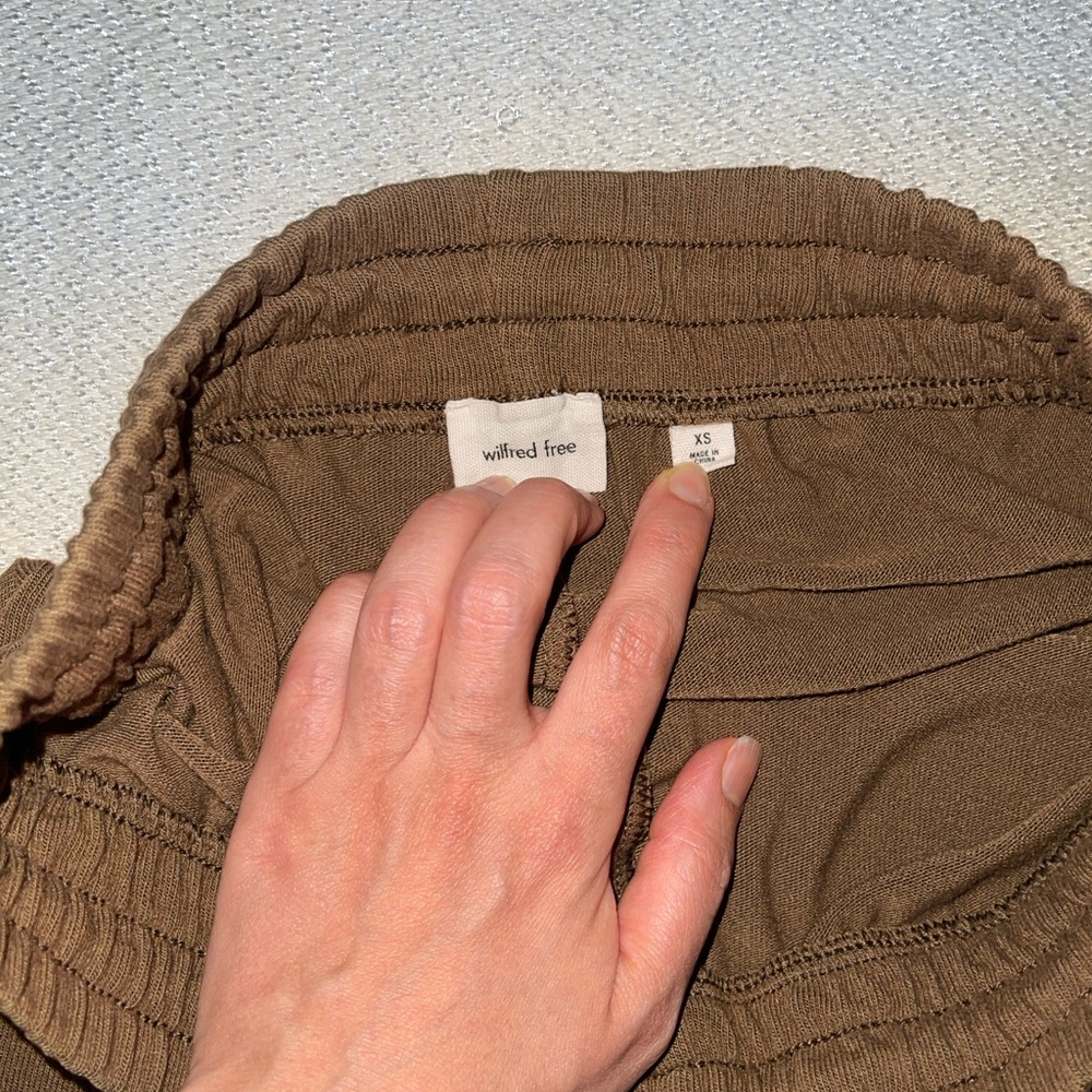 Aritzia Wilfred Free Lounge Pants (color: rustical brown) - Picture 8 of 8